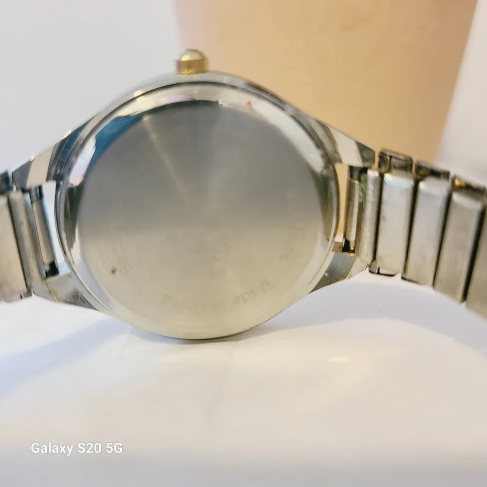 Passages Quartz Women's Watch Two‎ Tone Silver Gold Tone Band Classic Dial